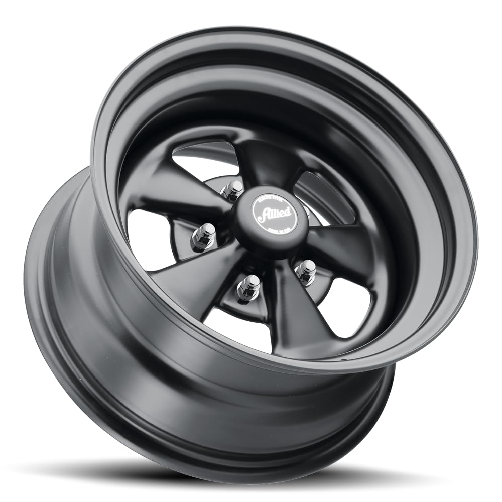 SUPER SPOKE Allied Wheel Components MATTE BLACK 15X7 5X4.5/4.75 (4.125"BS)