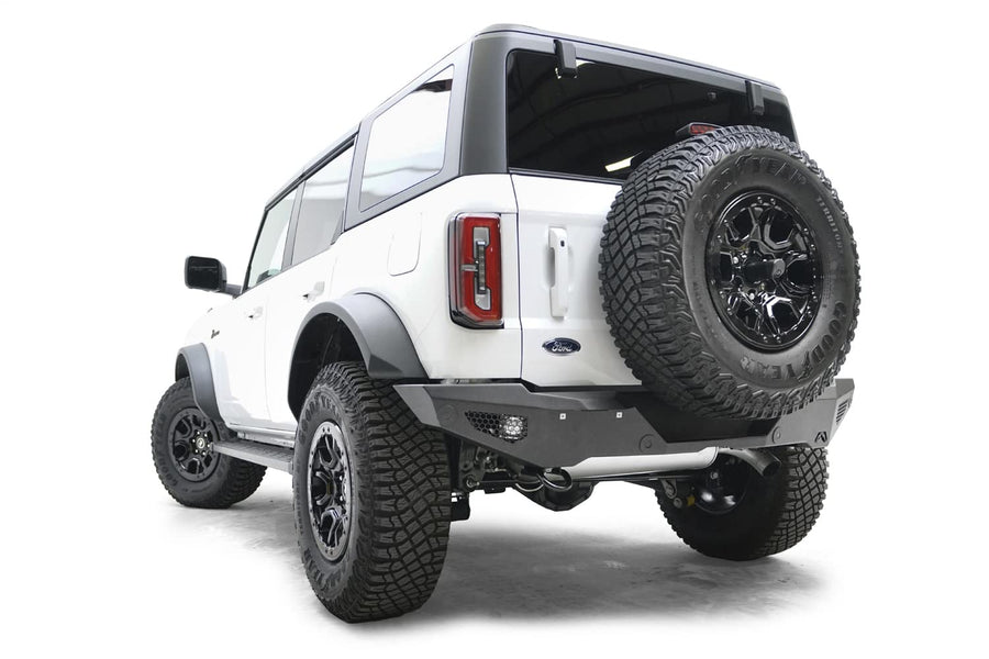 21-22 Bronco Fab Fours Standard R/Bumper, Black (FB21-Y5252-1)