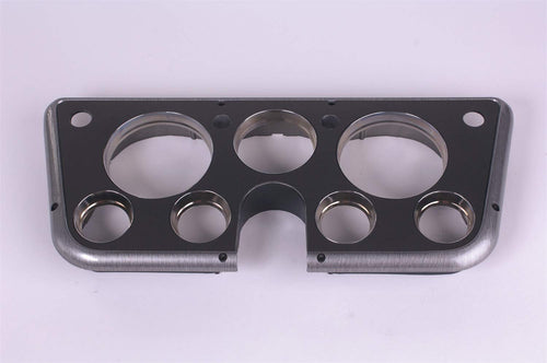 Clayton Performance Products Lokar 6772-B Gauge Bezel (67-72 GM) Truck Black Brushed Aluminum, 1 Pack