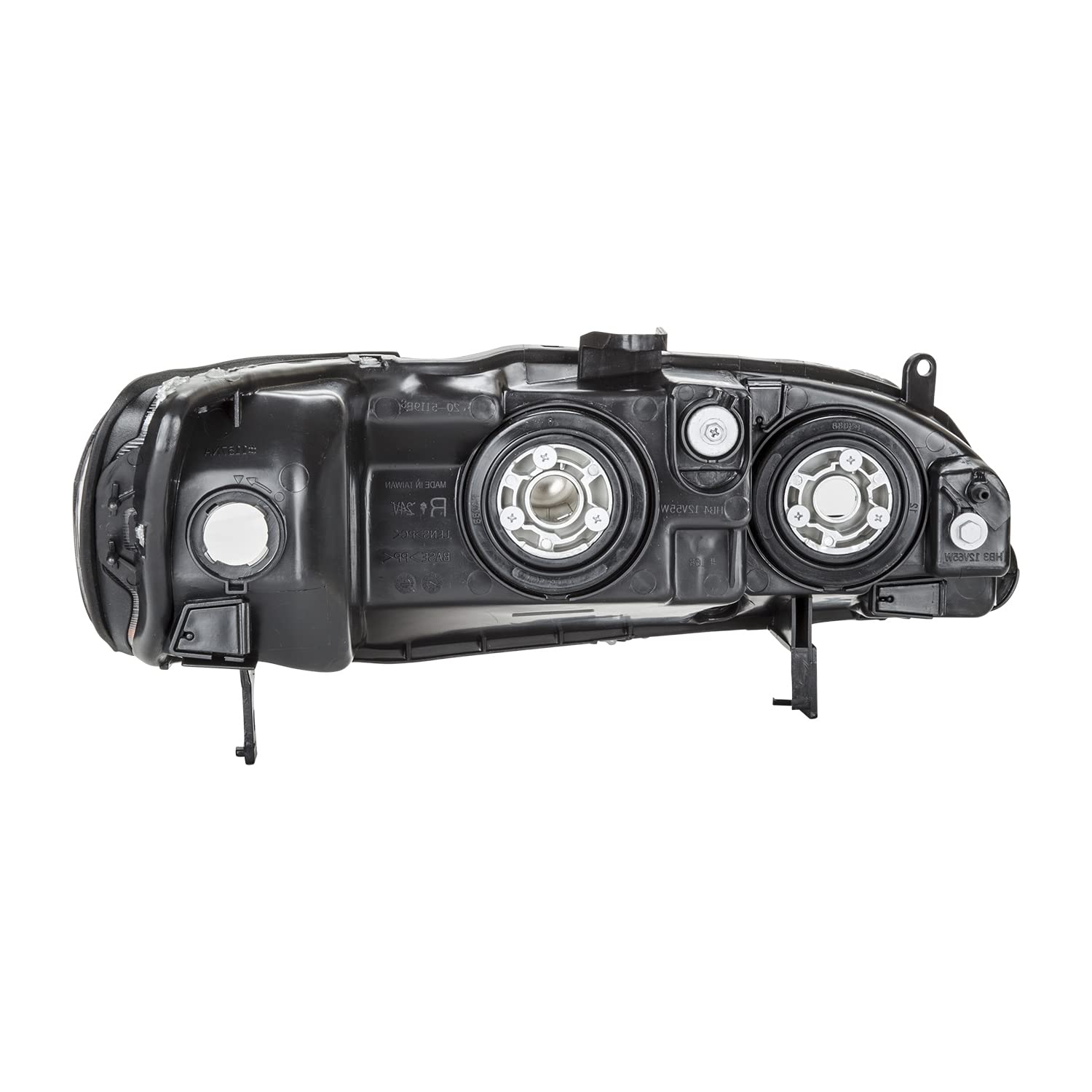 Left TYC Headlight Assembly Compatible with 2001-2002 Honda Accord