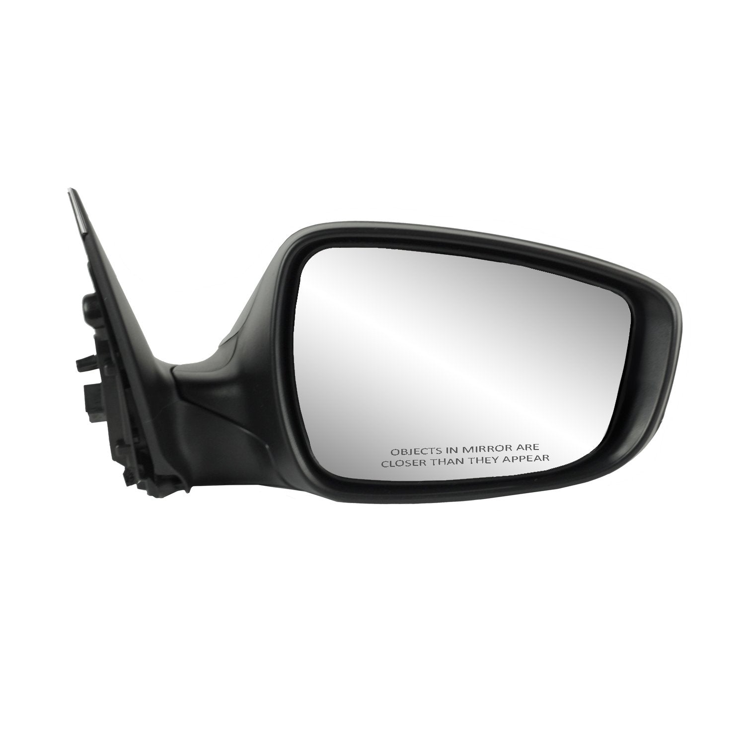 Fit System Side Passenger Mirror for Hyundai Veloster, Textured Black w/PTM Cover, w/Turn Signal, Foldaway, w/o spot Mirror, w/o Panoramic roof, Heated Power