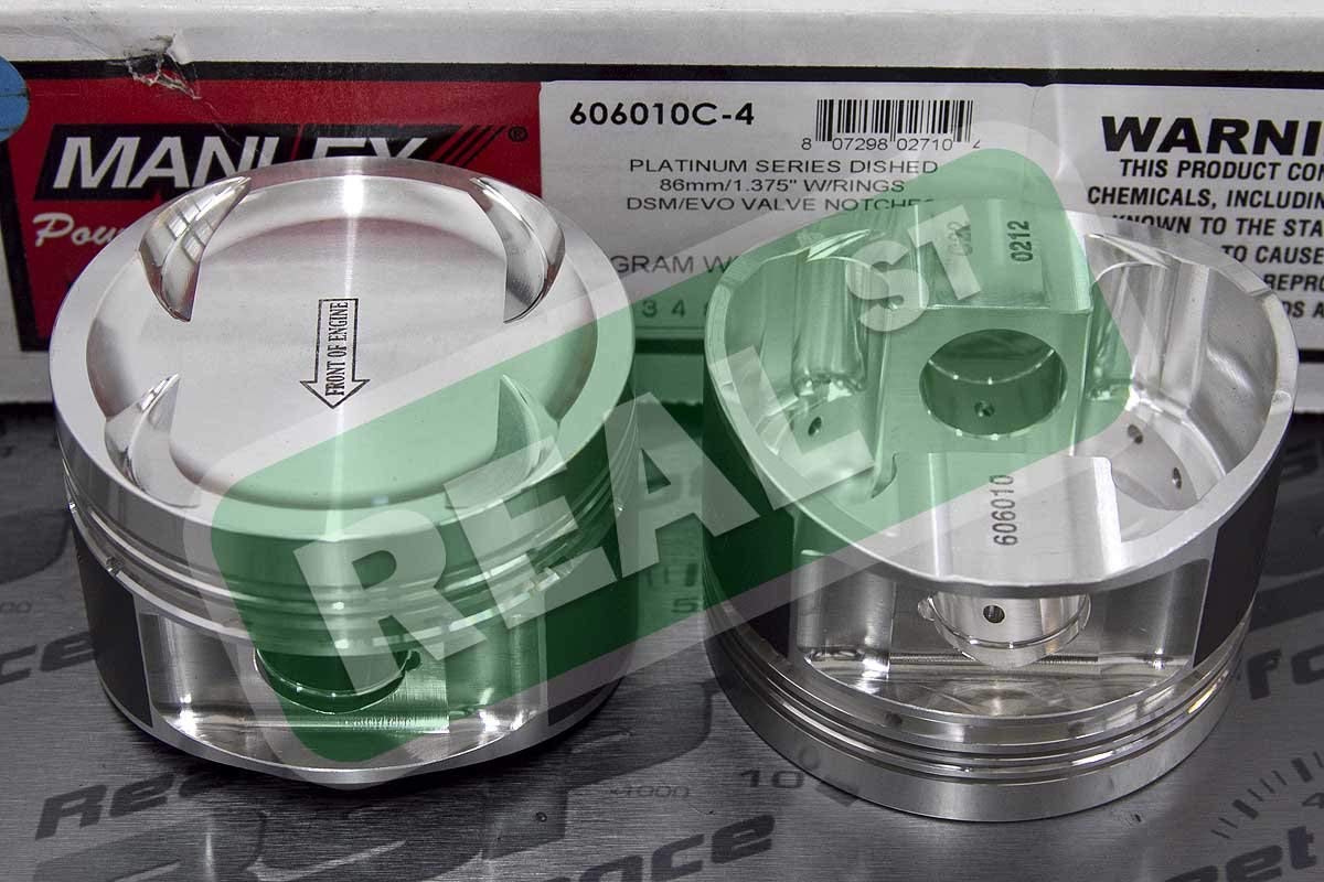 606010C-4 Manley Dish Piston with Rings