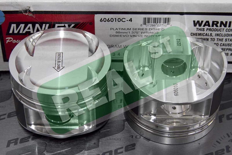 606010C-4 Manley Dish Piston with Rings