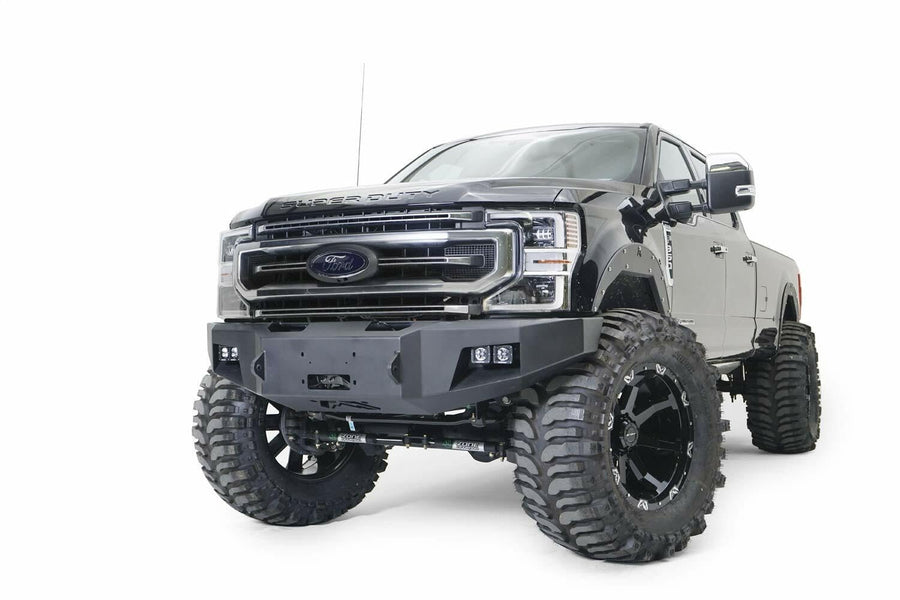 Fab Fours Premium Winch Front Bumper FS17-A4161-1 fits 17-22 Ford F-350 Super Duty - w/No Guard