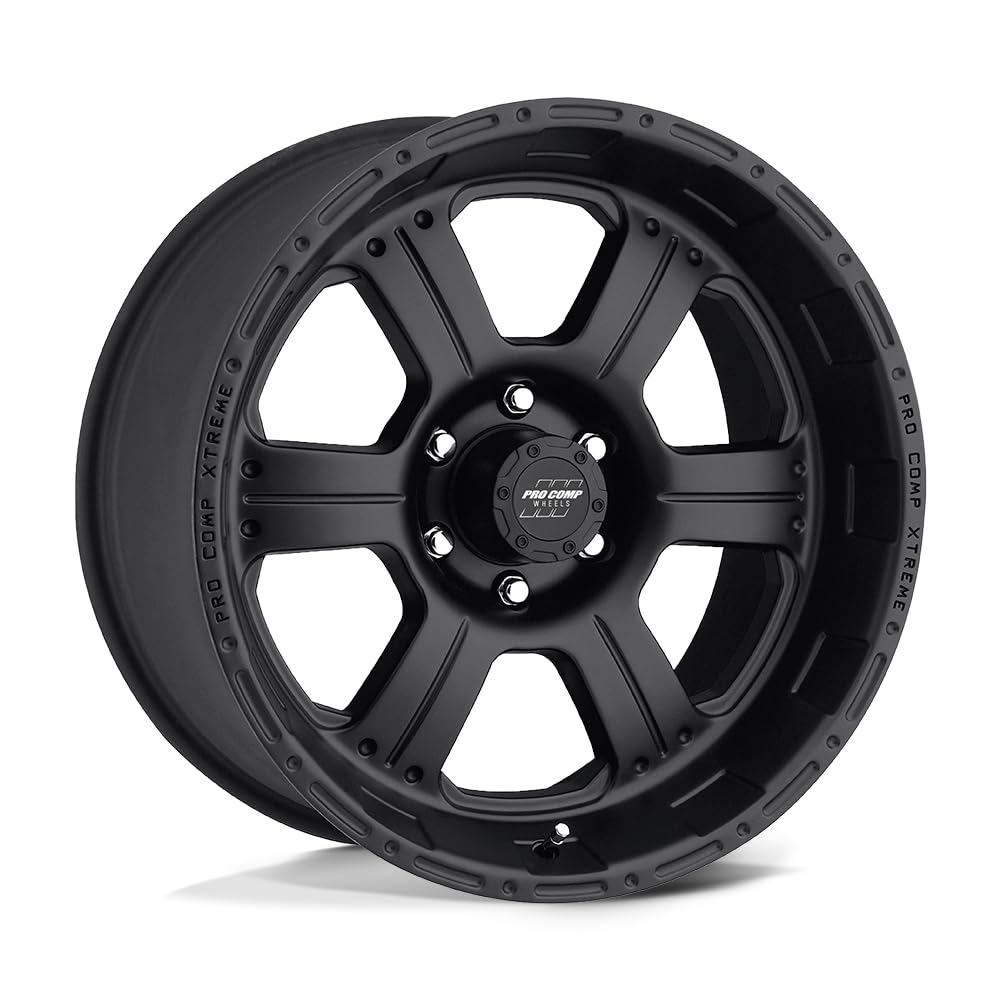 PXA89 Pro Comp Alloys 17X8 5X4.5 F-BLK 0MM - PXA7089-7865