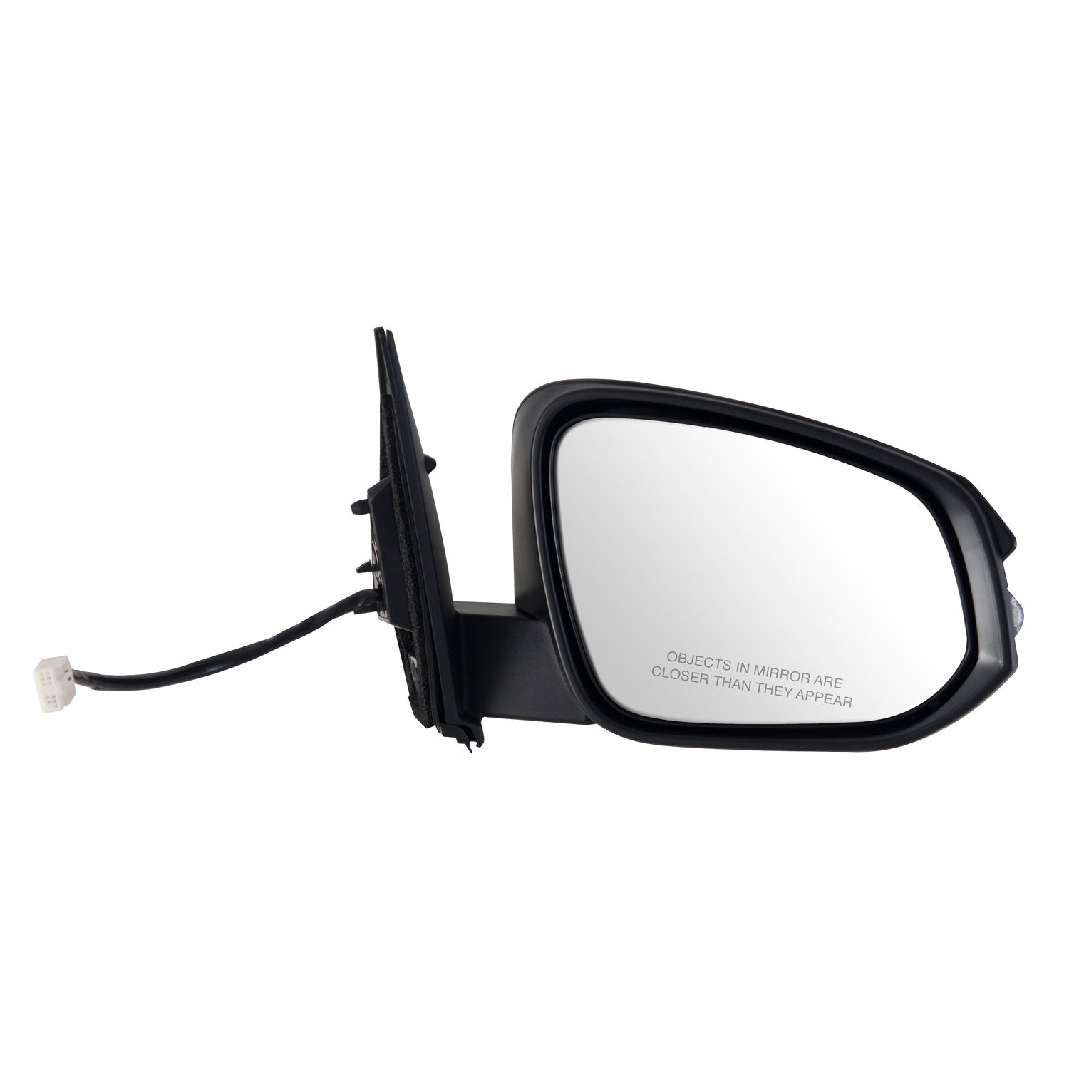 Toyota RAV4 Passenger Side Mirror, US Built & Japan Built, Textured Black w/PTM Cover, w/Turn Signal, Foldaway, Heated Power, Built