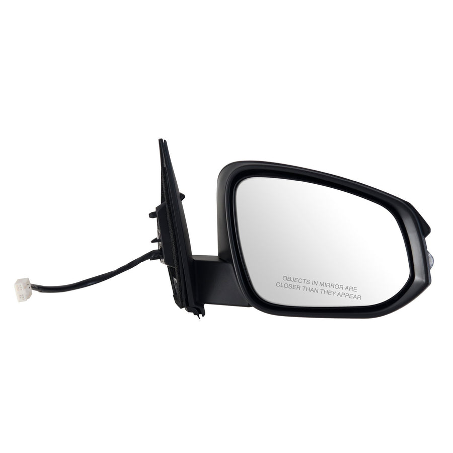 Toyota RAV4 Passenger Side Mirror, US Built & Japan Built, Textured Black w/PTM Cover, w/Turn Signal, Foldaway, Heated Power, Built