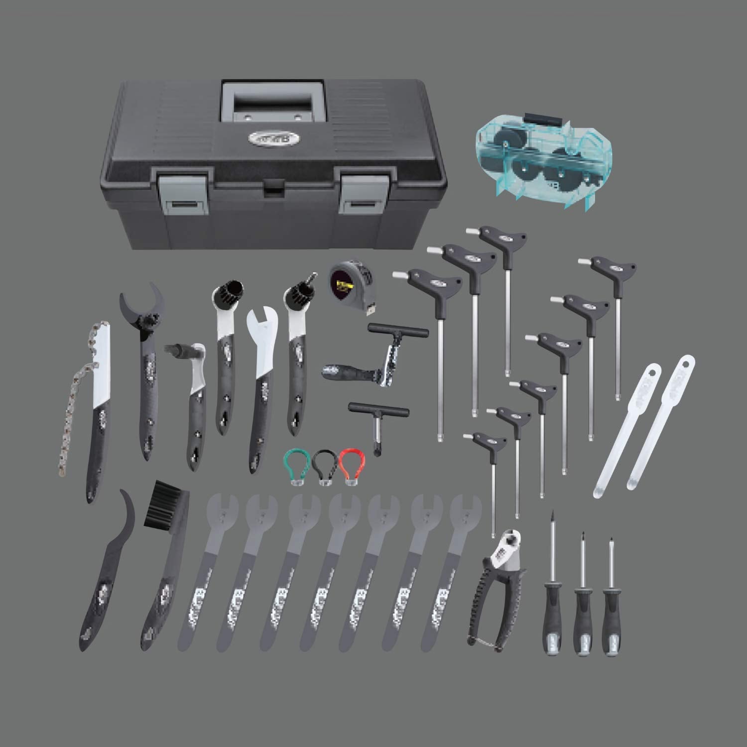 Advanced QuietKat Tool Kit, Featuring 38 E-Bike Tools