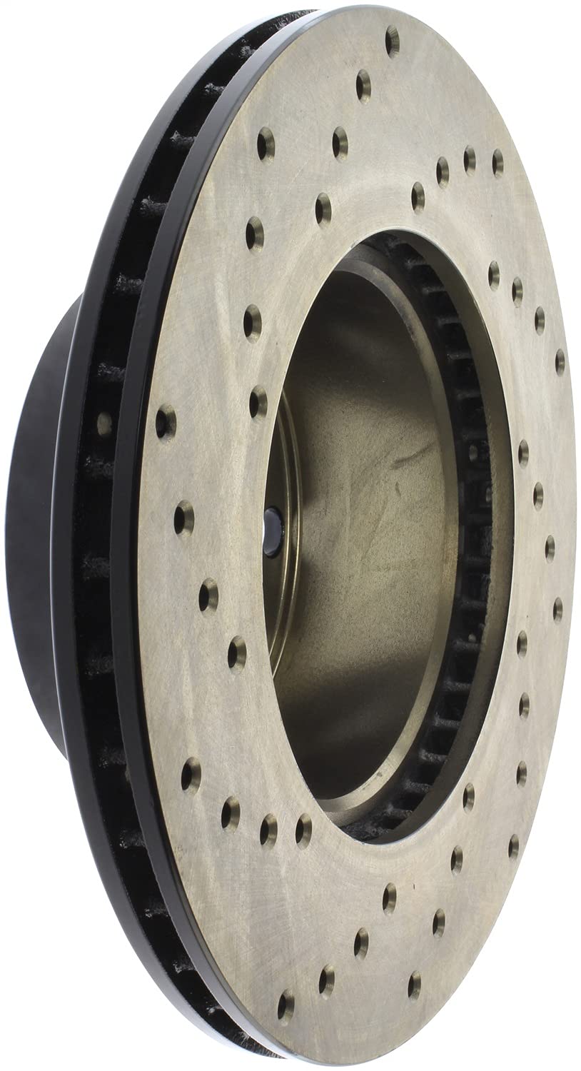 Sport StopTech 128.34008L Cross Drilled Brake Rotor (Front Left), 1 Pack