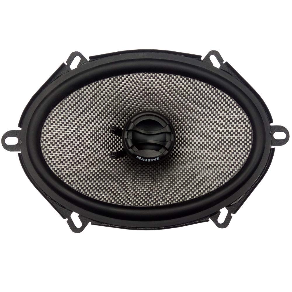 5x7 Coaxial Car Speakers Massive Audio FX57 | 180W Max Power, 8oz Magnet, 88dB Sensitivity – Premium Sound Upgrade for Car Audio Systems