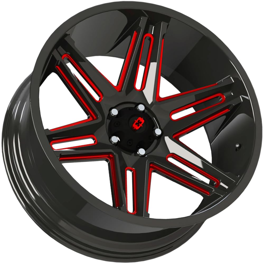 Offroad Vision 1-20x10 363-20073GBMR-25 5x5-25 Red Rim!