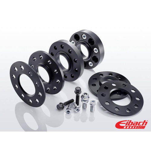 Eibach 20 mm Pro-Spacer Kit Pair Black S90-4-20-008-B 1 Piece Compatible with Ford Focus ST 2013-2013