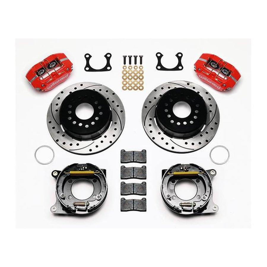 P/S DP-DB Brake Kit, Drilled, Red