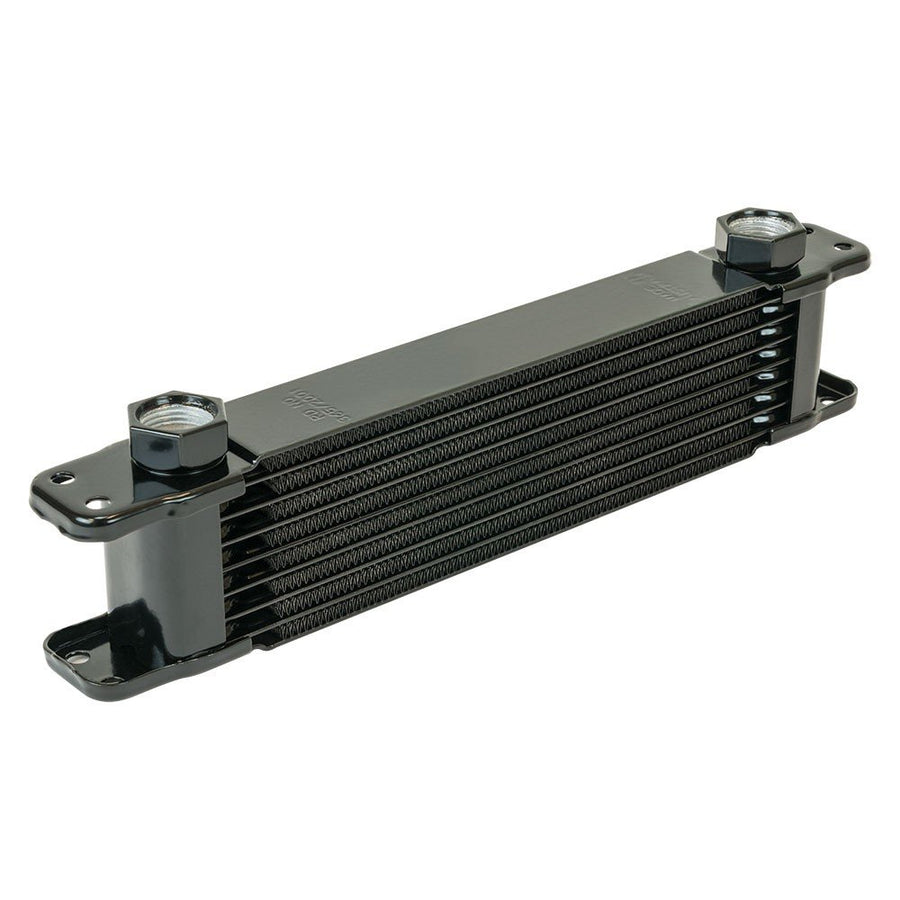 Stacked Plate Flex-a-lite (500007) 7-Row Engine-Oil Cooler, 11 x 2 3/4 x 1 3/4" with AN Fittings