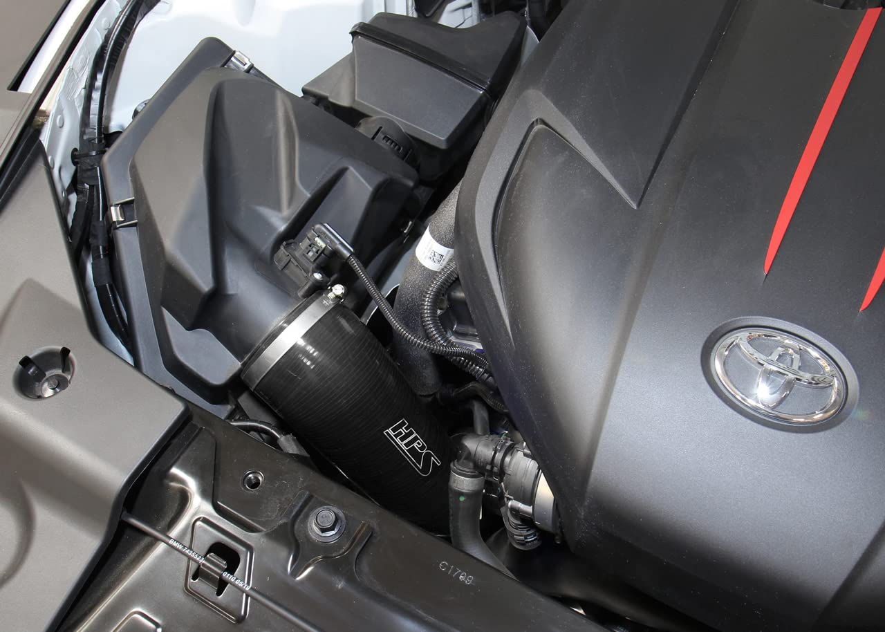 HPS Silicone Black Air Intake Hose Kit Compatible for 2020-2024 Toyota Supra 2019-2024 BMW Z4 M40i 3.0L Turbo, 57-1851-BLK