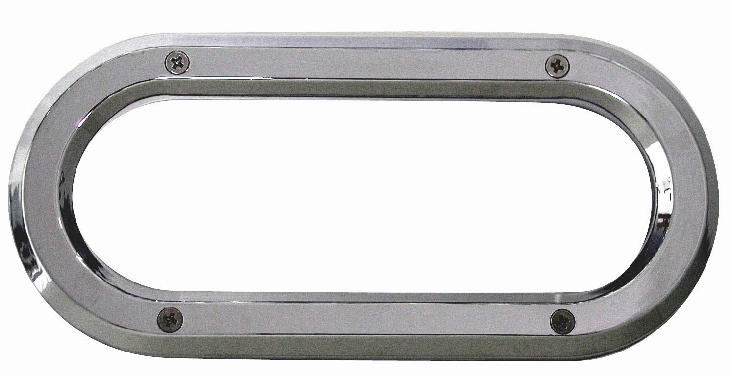 V7011 Peterson Manufacturing Bezel (Oval Chrome Dec 8"X3.75"), 1 Pack
