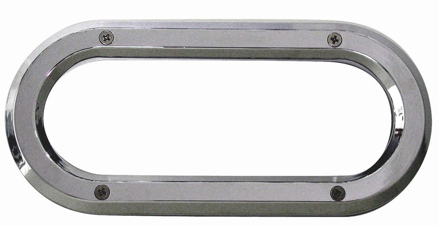 V7011 Peterson Manufacturing Bezel (Oval Chrome Dec 8"X3.75"), 1 Pack