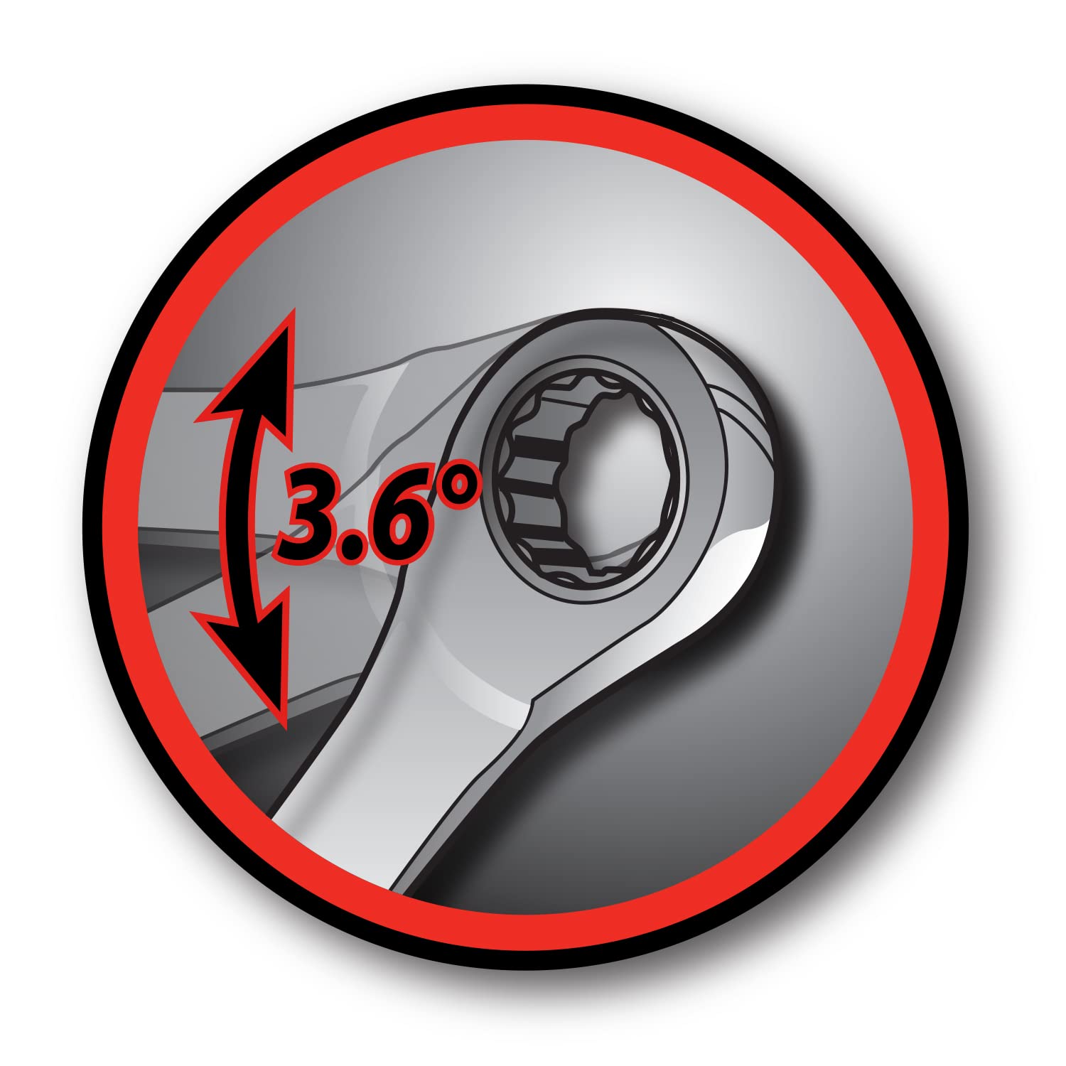 3/8-Inch Performance Tool W30252 Ratcheting Chrome Vanadium SAE Wrench