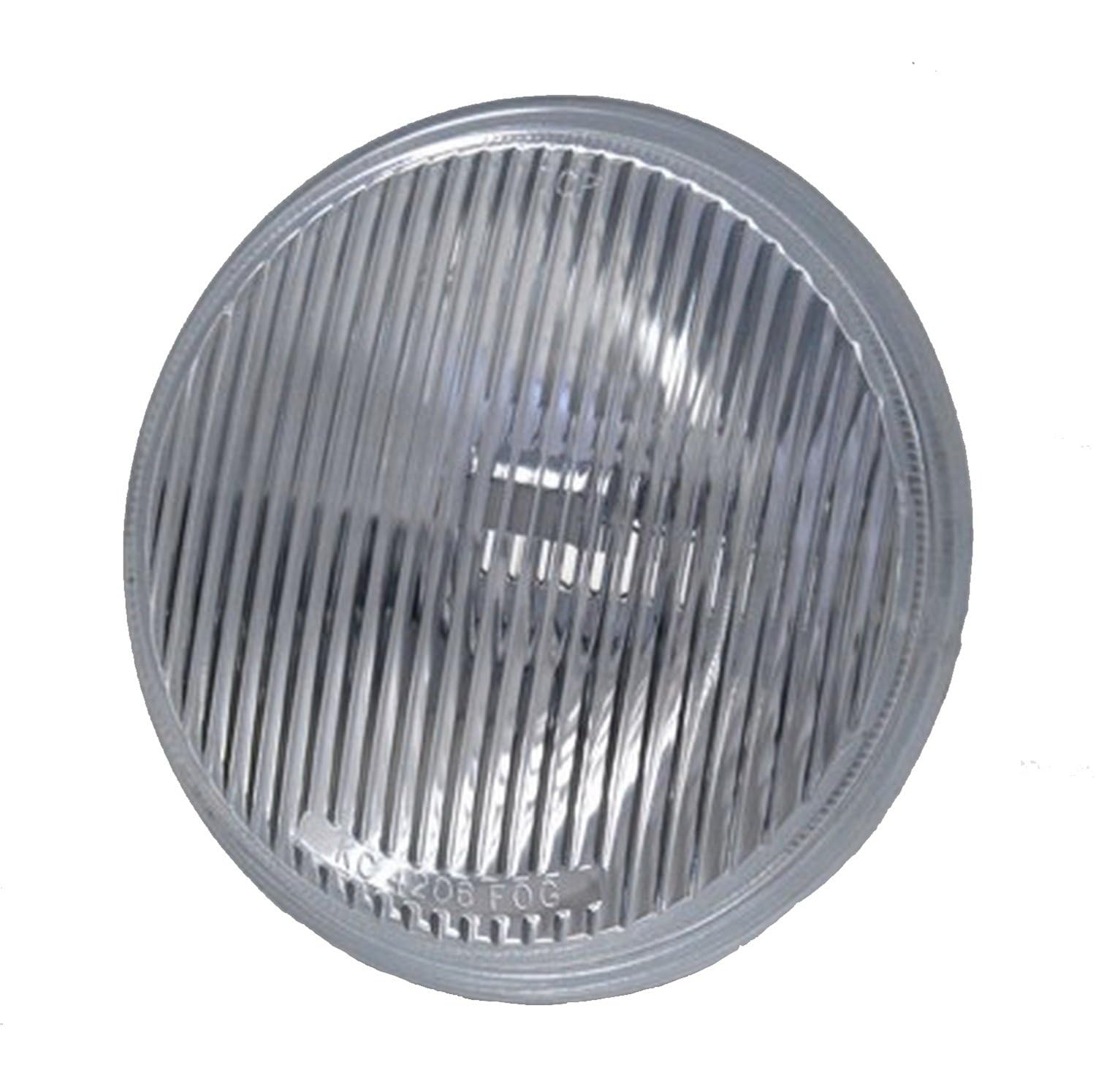 6" KC HiLiTES 4206 Fog Beam Pattern Replacement Glass Lens/Reflector with H3 Bulb Socket Adapter