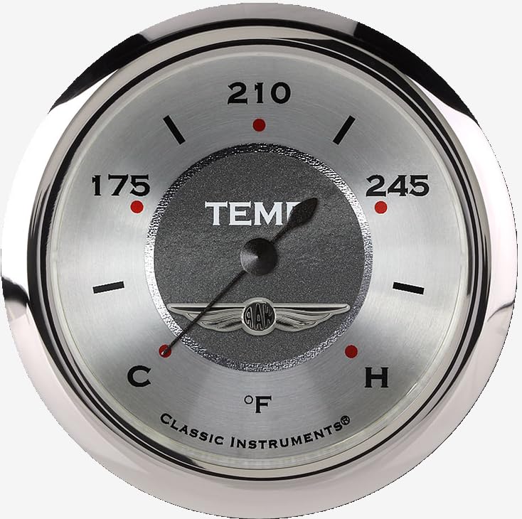 AW326SRC-06 Classic Instruments All American 2 5/8" Water Temperature Gauge 3/8"