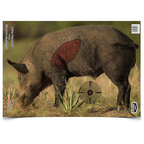 Pregame Birchwood Casey 16.5" x 24" Boar Targets - Realistic Instant Splattering Shooting Targets - for Use with All Guns & Calibers - 3 Targets Pack