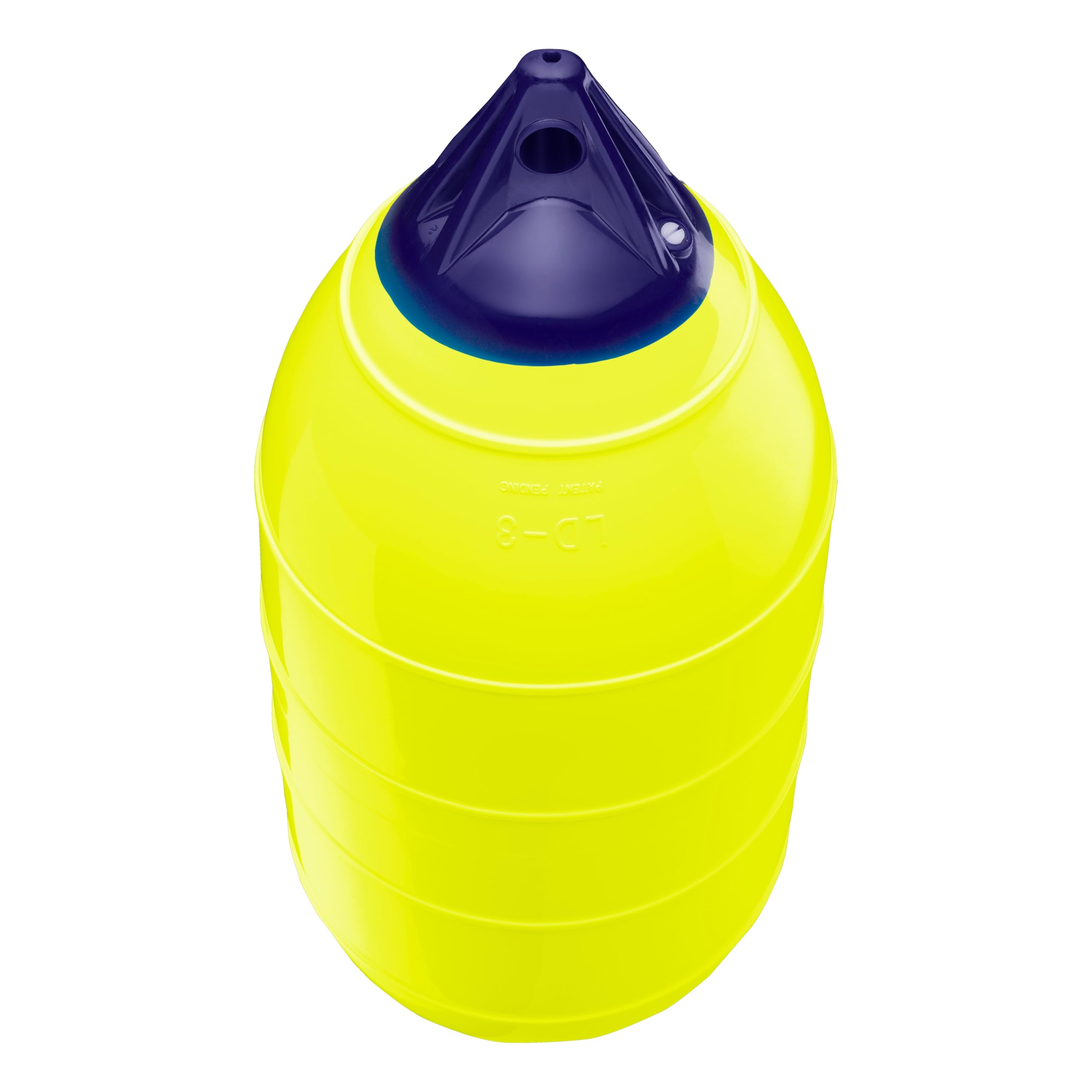 Polyform LD-3 Low Drag Buoy Standard Blue Ropehold - Saturn Yellow