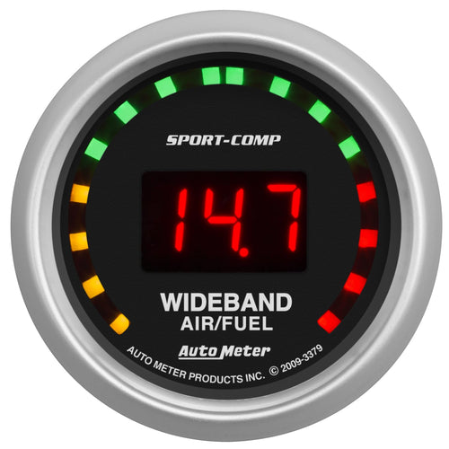 Auto Meter Sport-Comp 3379 Wide Band Air Fuel Ratio Kit,2.3125 in.