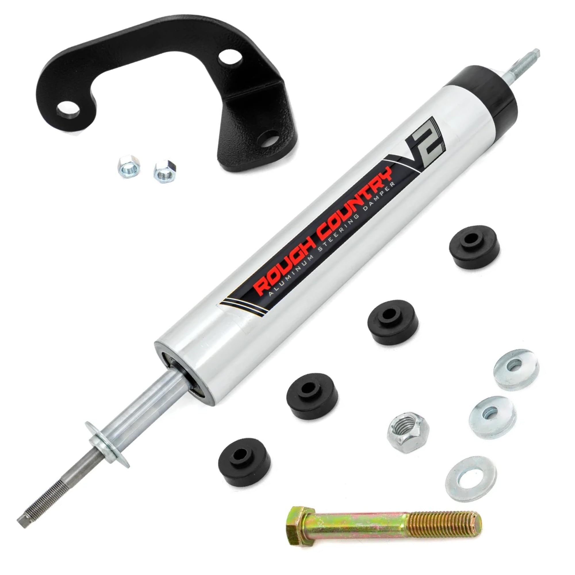 Rough Country V2 Steering Stabilizer for Chevy/GMC 88-98 C1500/K1500-8737170