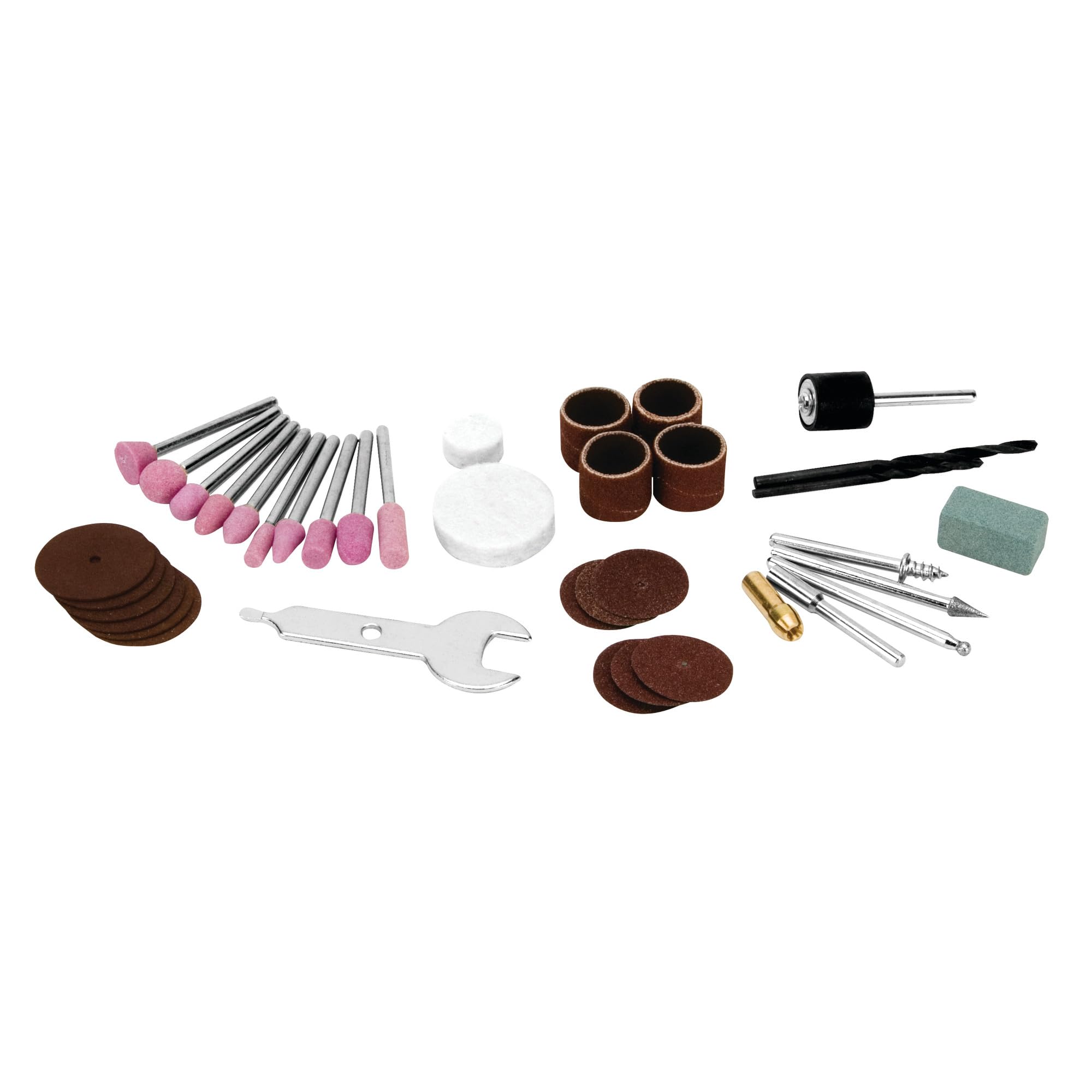 W50031 Performance Tool 43pc Advanced Multi-functional Rotary Tool Kit with Variable Speed & Collet Lock for Around-the-House and Crafting Projects With Case