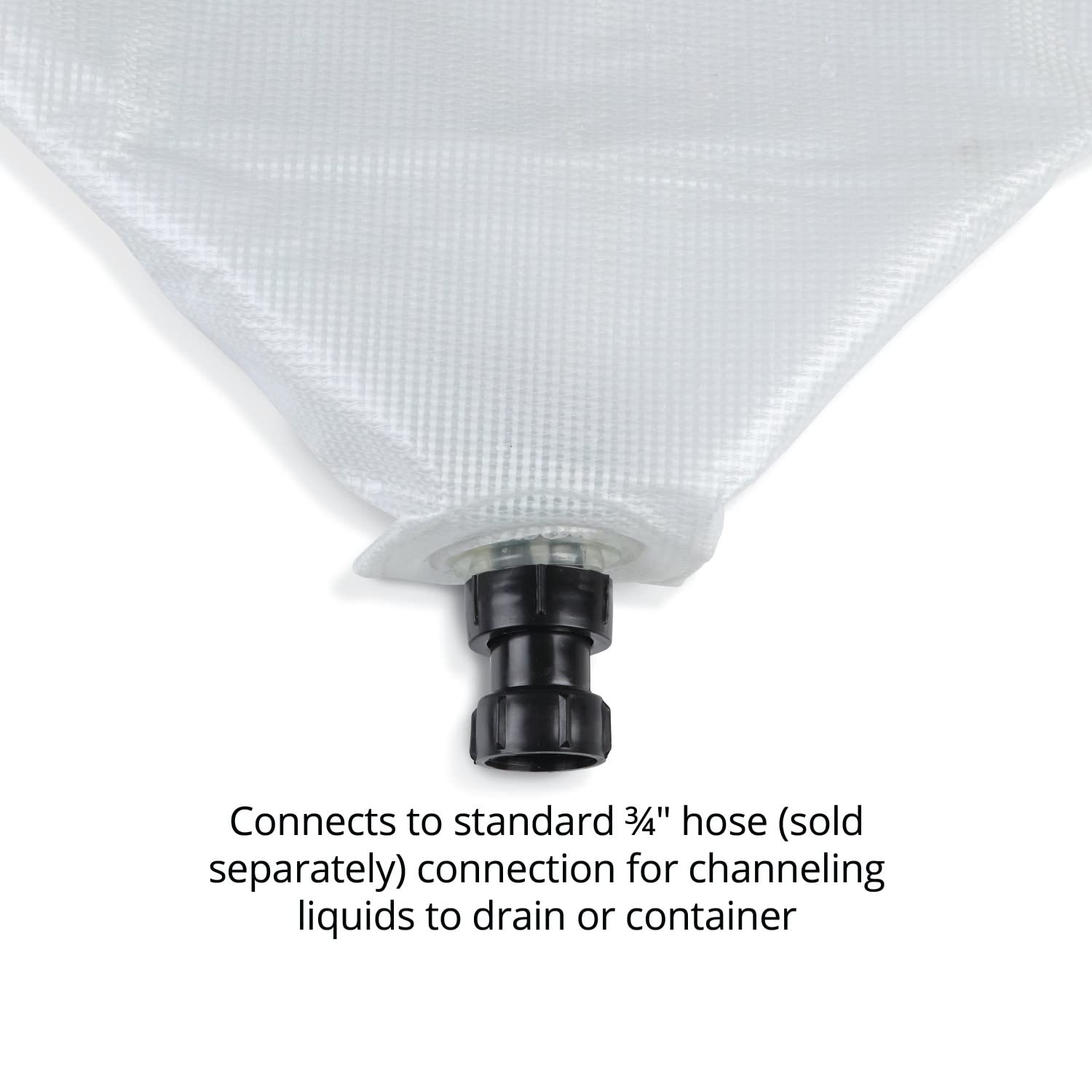 5' x 5' PIG Roof Leak Diverter Tarp - Translucent - TLS462-TR