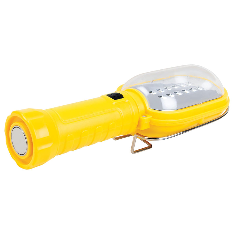 LED Performance Tool 1975 Magnetic Work Light with Swivel Hanger - Bright White Light, Durable Impact Resistant Housing, and 3AA Batteries Included