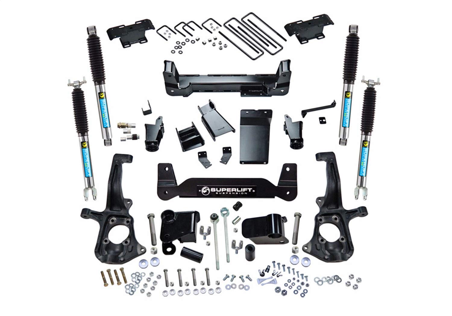 SUPERLIFT SUSPENSION RealTruck 6" Lift Kit for Silverado/Sierra | Complete Lift Kit with Front & Rear Bilstein 5100 Series Shocks | K150B | Fits 2011-2019 Chevrolet Silverado / GMC Sierra 2500HD