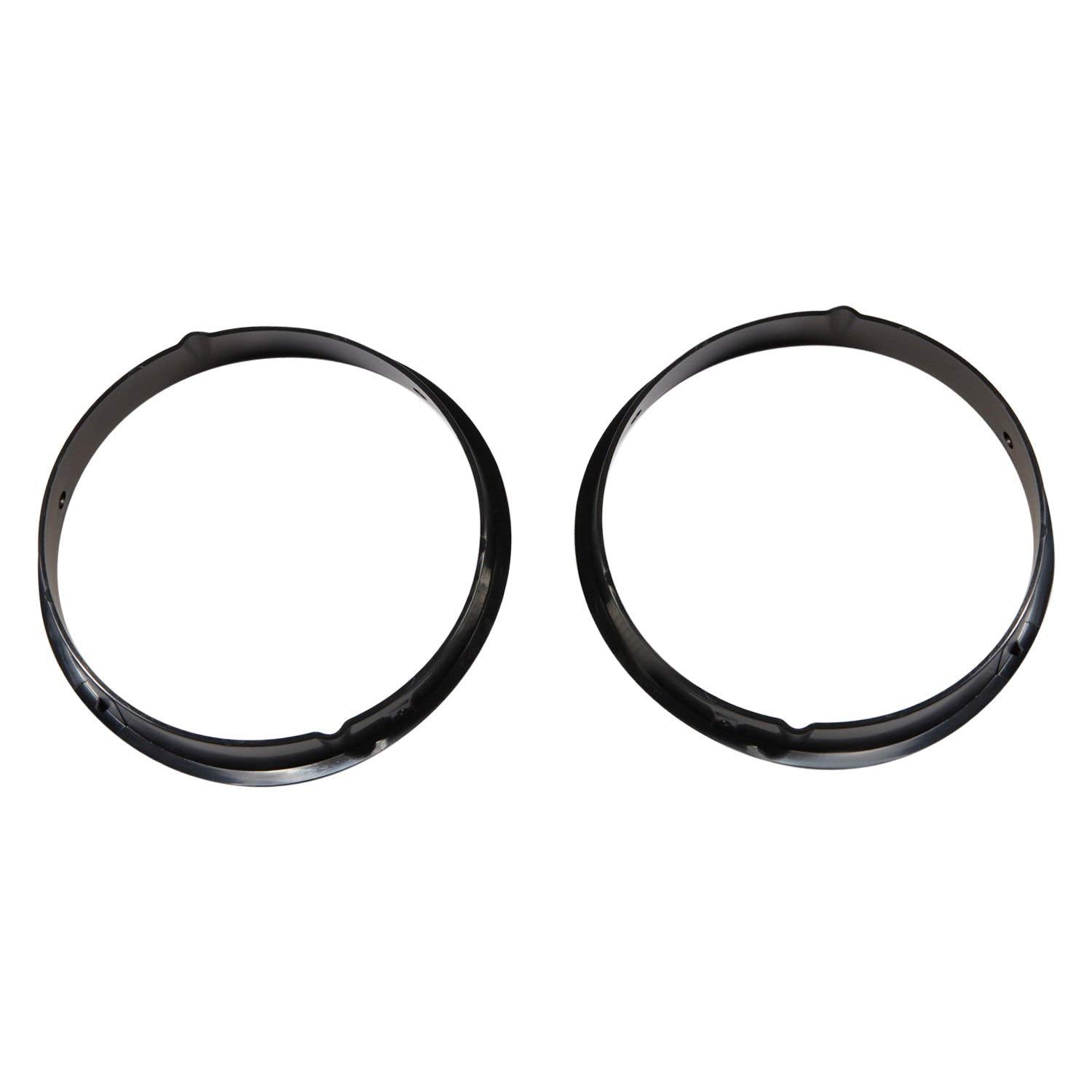 Headlight Bezel Kit, Black | Rugged Ridge | 12419.23 | Fits 1997-2006 Jeep Wrangler TJ