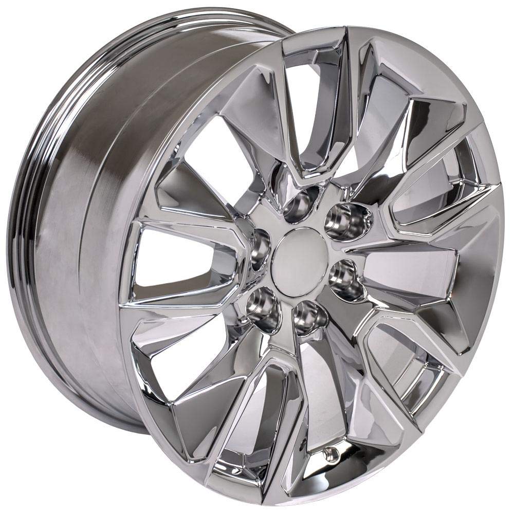 20 Inch OE Wheels CV32 Rim Fits Silverado 1500 RST Style 6x139.7 20x9 Chrome - Hollander 5916 (1)