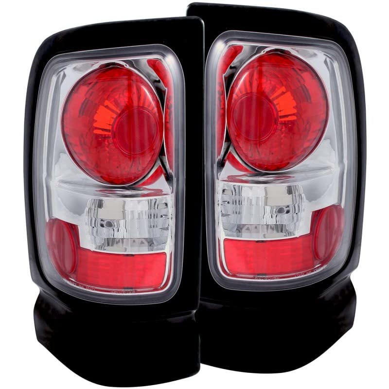 Chrome Euro Tail Light Set-Clear Lens ANZO USA 211046