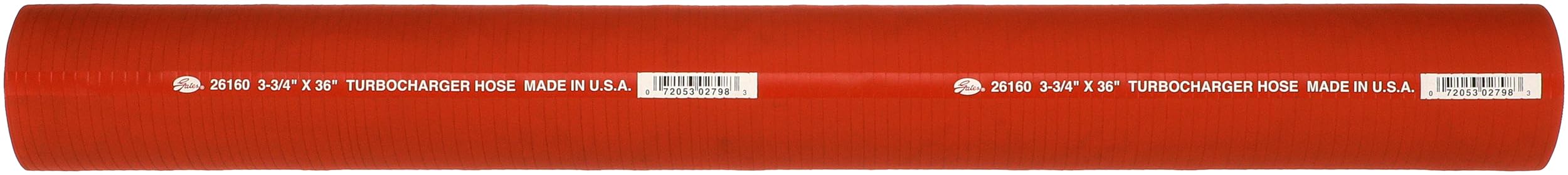 Gates Straight Turbocharger Hose 26160-3' Length, Inner Diameter 3 3/4"