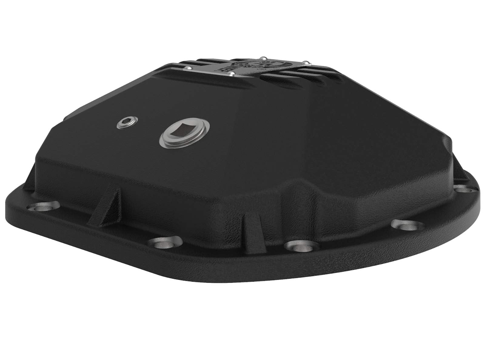aFe POWER Front Differential Cover Pro Series Black w/Machined Fins - #46-71130B - Jeep Wrangler (TJ/JK) 97-18