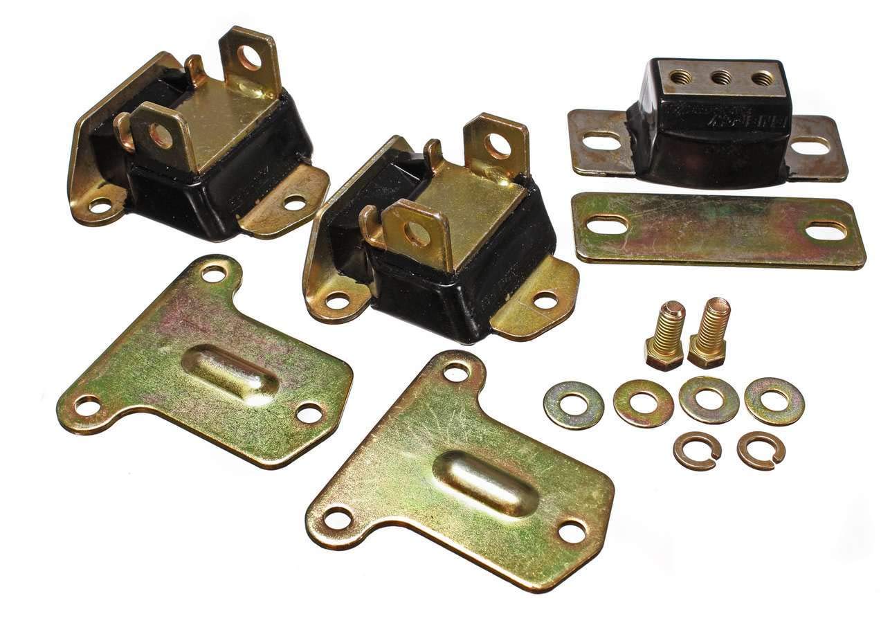 3.1122G Energy Suspension Complete Engine and Transmission Mount Set , black
