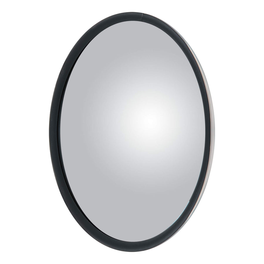 8-1/2-Inch RETRAC Stainless Steel Offset-Mount Convex Mirror Head with J-Bracket, Universal Driver or Passenger Side