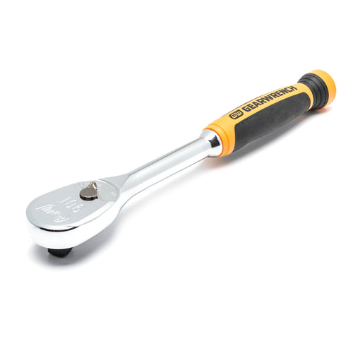 90 Tooth GEARWRENCH 1/2" Drive Cushion Grip Teardrop Ratchet - 81303T, Multi