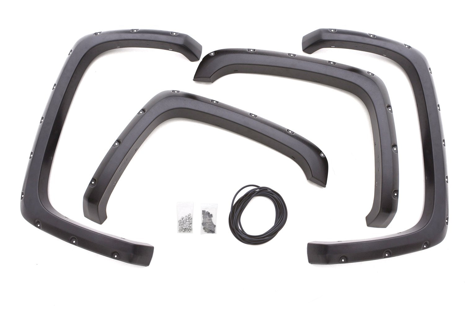 Lund Elite Series RX113SB-2 Black Rivet Style Standard Fender Flare - 2 Piece