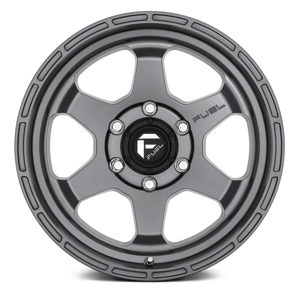 D665 Fuel Offroad SHOK Gun Metal Wheel with Painted and TPMS Compatible (17 x 9. inches /5 x 110 mm, 1 mm Offset)