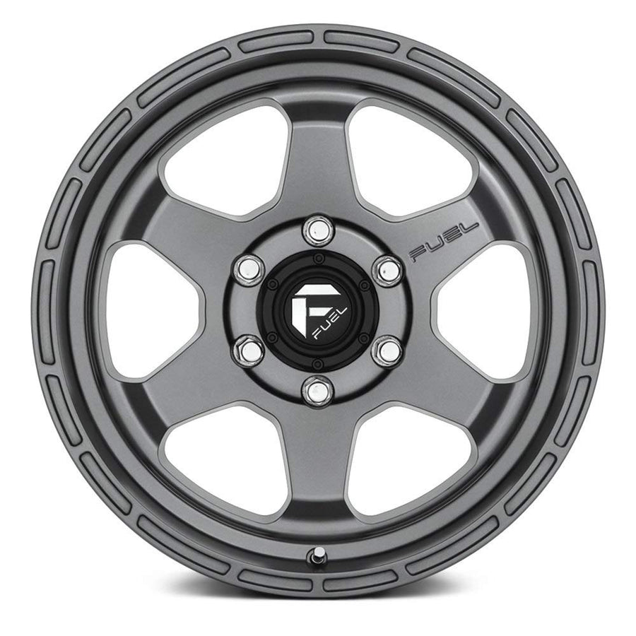 D665 Fuel Offroad SHOK Gun Metal Wheel with Painted and TPMS Compatible (17 x 9. inches /5 x 110 mm, 1 mm Offset)
