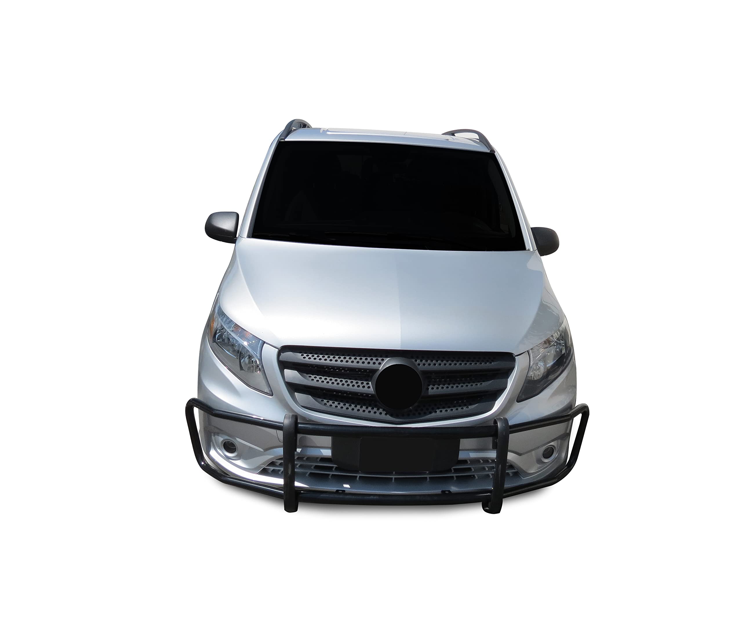 SPARTAN Black Horse Grille brush Bumper Guard Modular Black Compatible with 2016-2023 Mercedes-Benz Metris-17MBMEMA