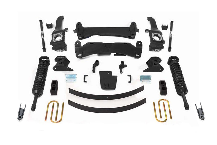 Fabtech Performance Lift System K7035DL 6 in. Lift Front Dirt Logic SS 2.5 Coilovers Lift System