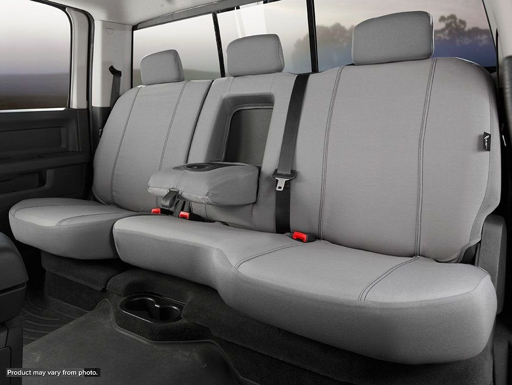 Custom Fit Fia SP87-63 GRAY Front Seat Cover Split Seat 60/40 - Poly-Cotton, (Gray)
