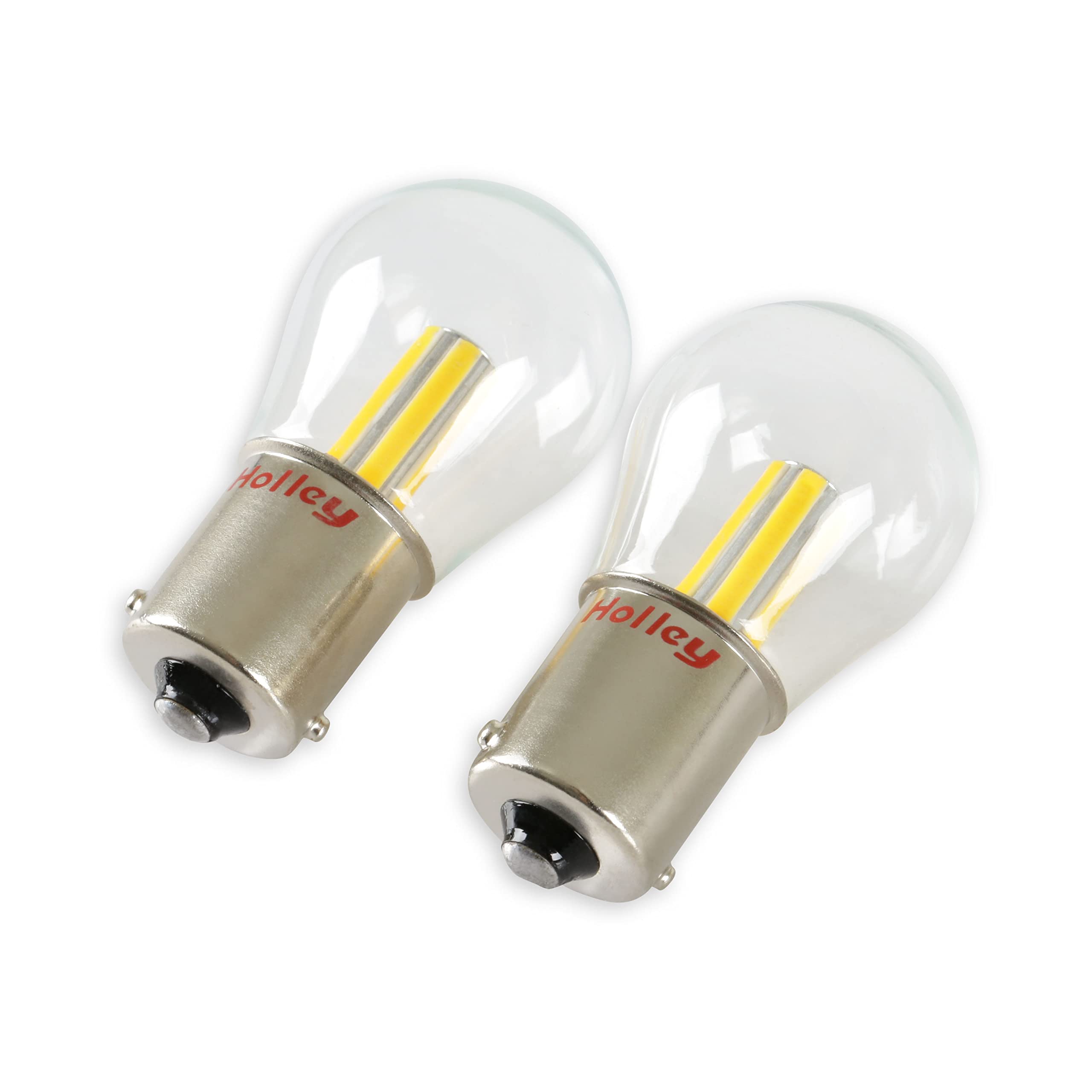 Holley HLED05 RetroBright LED Bulbs - Turn Signal 1156 - Classic White - Pair
