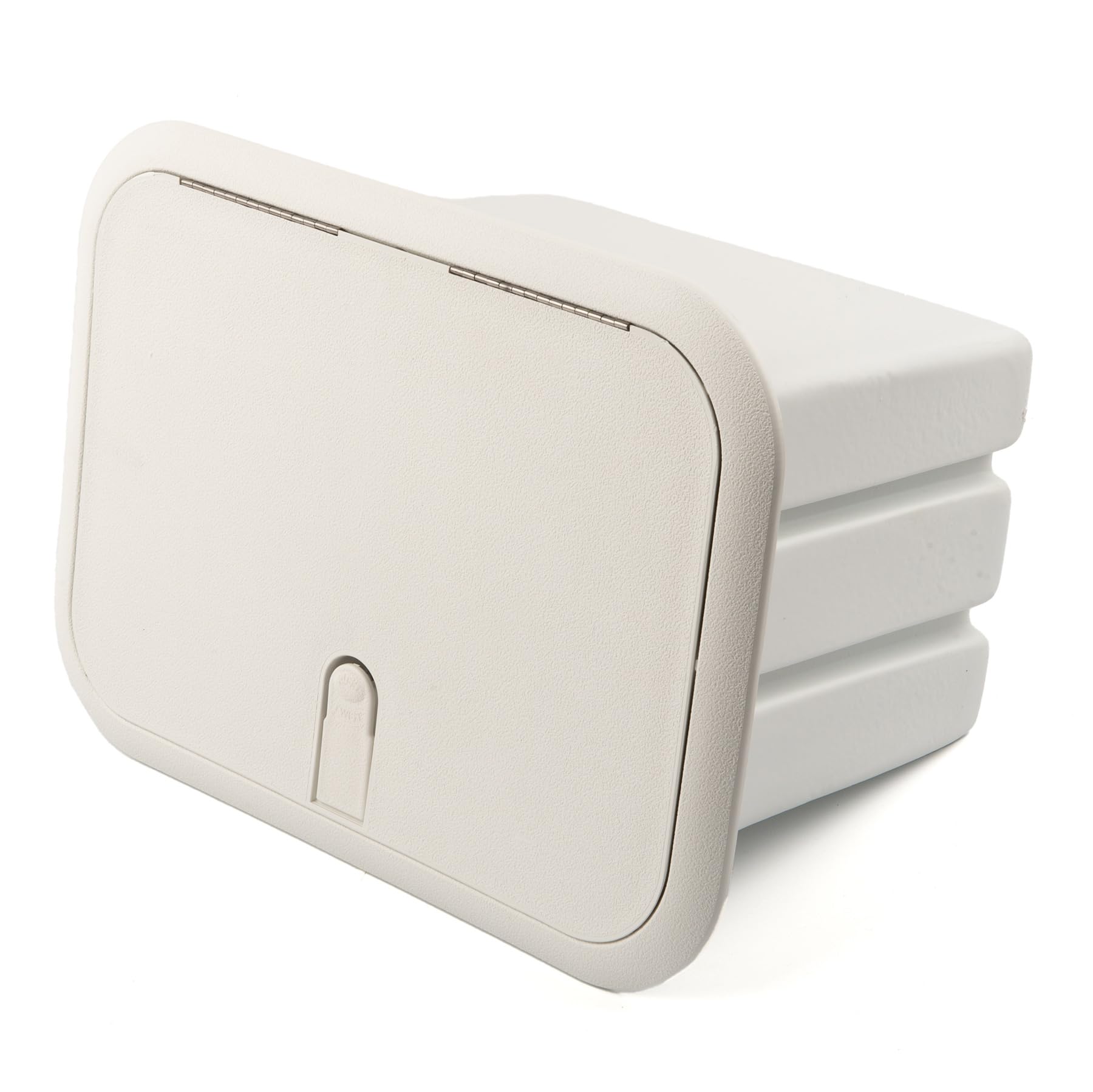 Tackle Center Trays T-H Marine | Boat Fishing Tackle Storage Hatch with 4 Trays | 13" x 17", Polar White