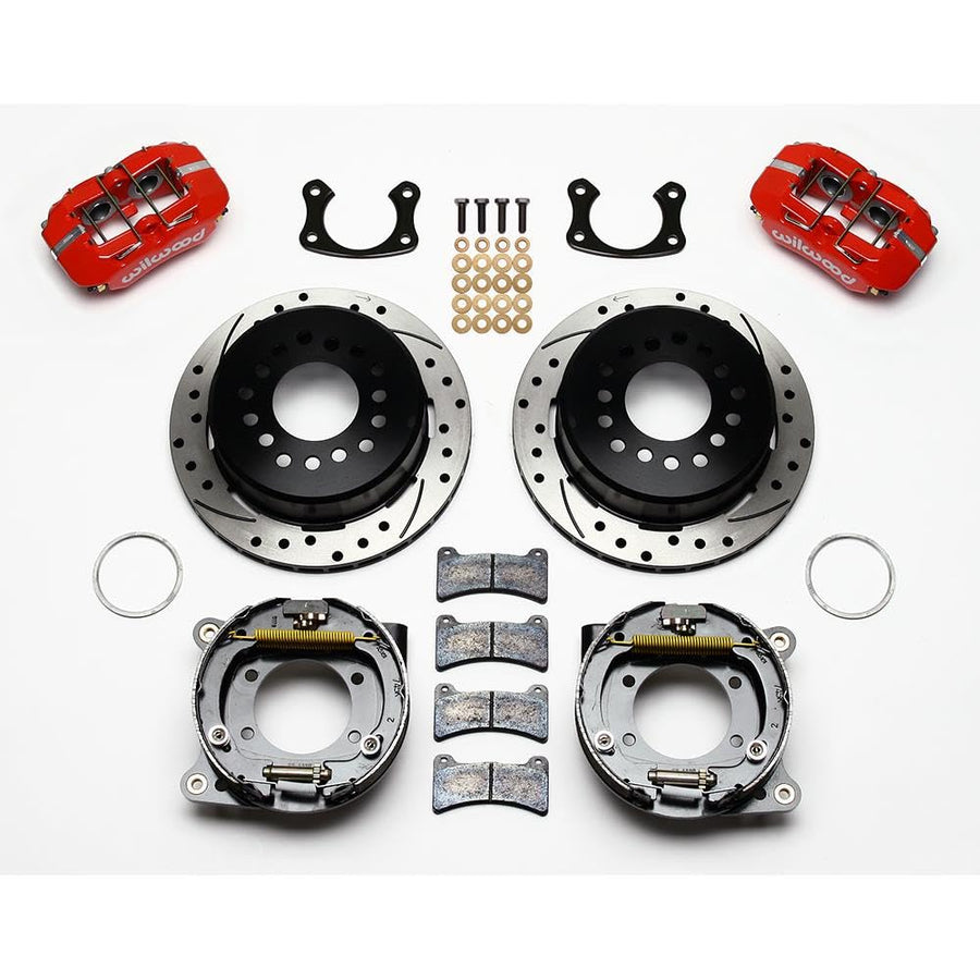 P-Brake Kit FDP-LP 11.00", Drill-Red