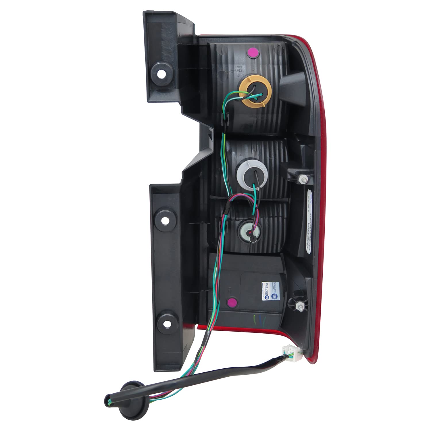 Left TYC Tail Light Assembly Compatible with 2012-2021 Nissan NV 1500/2500/3500